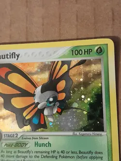 Pokemon Beautifly 2/107 ex Deoxys Holo Rare LP See Pictures - Image 3