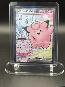POKEMON TCG Lillie's Clefairy ex 173/159 Sv09: Journey Together Holo NM - Image 1
