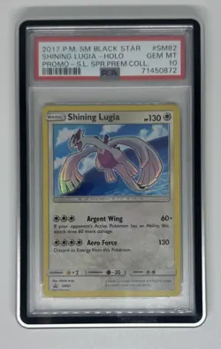 Pokemon Shining Lugia SM Black Star Promo Holo Rare #SM82 PSA 10 2017 - Image 1