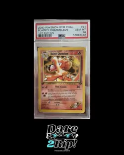 2000 Pokemon Gym Challenge Blaines Charmeleon 1st Edition - Image 1