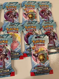 Pokemon Scarlet & Violet Journey Together Sleeved Booster 12-Pack Lot New Sealed - Image 5