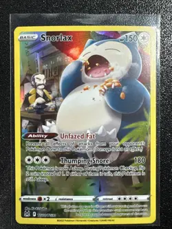 Pokemon TCG Snorlax TG10/TG30 Lost Origin Ultra Rare Holo Full Art - NM - Image 1