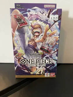 ONE PIECE TCG: GEAR5 STARTER DECK EX 21 (ST-21) FACTORY SEALED ENGLISH - Image 1