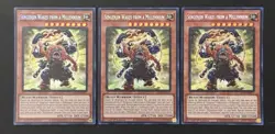 2025 YUGIOH MP25 1ST ED SECRET RARE SENGENJIN WAKES FROM MILLENNIUM X3 NM SET - Image 1
