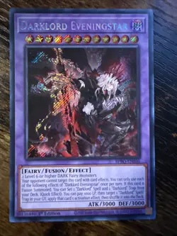 Yugioh! Darklord Eveningstar- Secret Rare - BPRO-EN036- NM - Image 1