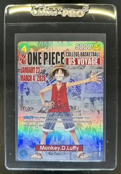 2026 One Piece Promos Monkey D. Luffy College Basketball Giveaway Promo #P-055 - Image 1