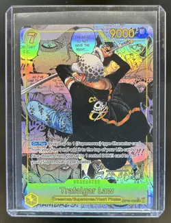 2025 One Piece Trafalgar Law Secret Rare Manga Alt Art #OP10-119 - Image 1