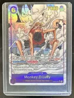 2025 One Piece EB02 EN Monkey D. Luffy Manga Alternate Art #EB02-061 - Image 1