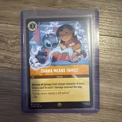 2026 Disney Lorcana Winterspell Enchanted #32 Ohana Means Family - Image 1