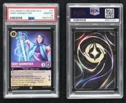 2023 Disney Lorcana - Rise of the Floodborn 2 Fairy Godmother #41 PSA 10 GEM MT - Image 3