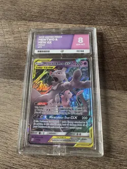 Pokemon TCG Mewtwo and Mew GX Tag Team Card 71/236 Unified Minds Ace 8 - Image 1