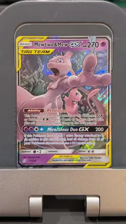 Pokemon TCG Mewtwo & Mew Tag Team GX Unified Minds 71/236 Holo Ultra Rare - Image 1