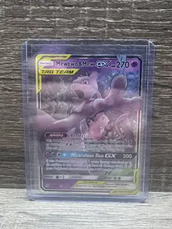 Pokemon TCG Mewtwo & Mew Tag Team GX Unified Minds 71/236 Holo Ultra Rare - Image 1