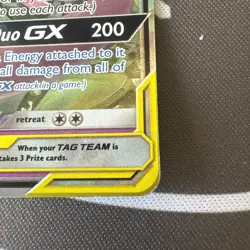 Pokemon TCG Mewtwo and Mew GX 71/236 Tag Team Holo Card Unified Minds - Image 3