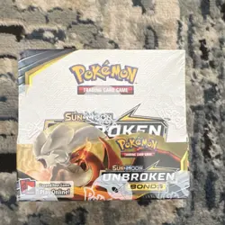 Pokemon TCG Sun & Moon Unbroken Bonds Booster Box Sealed English 2019 - Image 1
