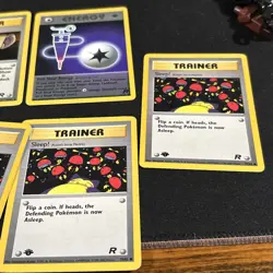 pokemon tcg lot of 10 moderate play 1st edition team rocket cards - Image 3