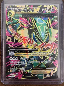 Pokemon M Rayquaza EX Full Art 105/108 Roaring Skies Ultra Rare Holo Card HP - Image 1