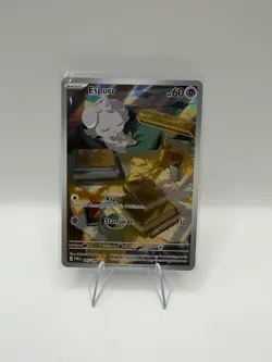 Pokemon Espurr Character Card POR 095/088 Full Art Holo 60 HP Basic Psychic 10 - Image 1