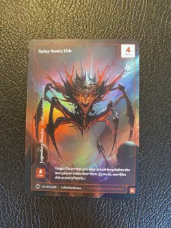 Wonders of the First Spiny Justix Ebb Alt Art Formless Foil Uncommon Card NM - Image 1