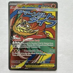 Pokemon Mega Hawlucha EX 268/217 EX 250 HP ASC Ability English Card - Image 1
