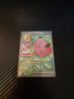 Pokemon TCG Lillie's Clefairy EX Journey Together Sir Card 184/159 - Image 1