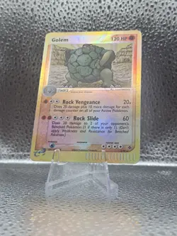 Pokemon TCG Golem EX Dragon Holo Rare Reverse Holo Card 5/97 120 HP English - Image 2