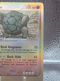 Pokemon TCG Golem EX Dragon Holo Rare Reverse Holo Card 5/97 120 HP English - Image 4