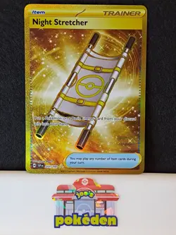 Night Stretcher 251/191 Gold Hyper Rare - Pokemon SSP Surging Sparks Card NM - Image 1
