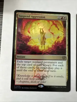2x Suspend Aggression Secrets of Strixhaven Foil + Regular - Image 2