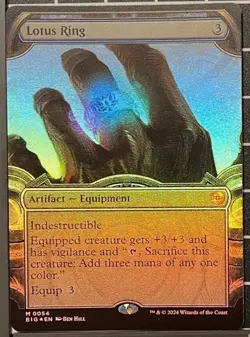 Lotus Ring Showcase Foil -Mythic- Outlaws of Thunder Junction: The Big Score MTG - Image 1