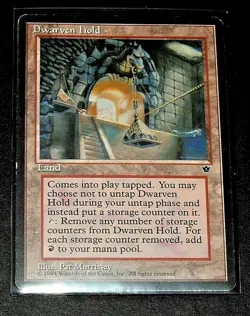 DWARVEN HOLD RARE LAND FALLEN EMPIRES EXPANSION MTG - Image 1