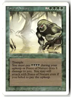 MTG Force of Nature [3ED - ] MP 4-45 - Image 1