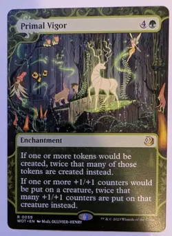 Primal Vigor Wilds of Eldraine: Enchanting Tales Regular NM - Image 4