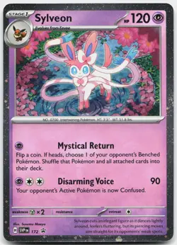 Sylveon (Cosmos Holo) 172 Holo Promo Scarlet & Violet Promo Pokemon Near Mint - Image 1
