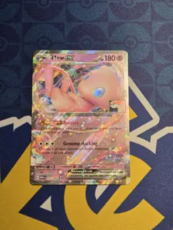 Pokemon Mew ex 151/165 Prize Pack Series Double Rare Full Art Holo EX - Image 1