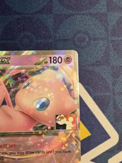 Pokemon Mew ex 151/165 Prize Pack Series Double Rare Full Art Holo EX - Image 5