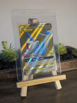 Pokemon Team Up Ultra Rare Full Art Tag Team: Latias & Latios GX 169/181 - Image 1