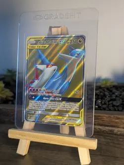 Pokemon Team Up Ultra Rare Full Art Tag Team: Latias & Latios GX 169/181 - Image 2