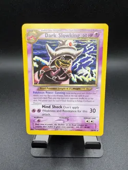 Pokemon TCG Dark Slowking Neo Destiny Card 20/105 Unlimited Rare NM - Image 1