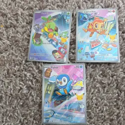 Pokemon 2026 First Partners Illustration Collection Promo Set - Sinnoh Starters - Image 5