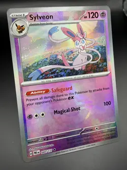 Sylveon Master Ball 040/131 Reverse Holo SV Prismatic Evolutions Pokemon NM - Image 1