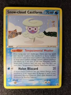 Pokemon - EX Delta Species - Snow-cloud Castform 29/113 - Image 1