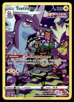 2023 Sword & Shield Series - Crown Zenith - Galarian Gallery Toxtricity Common - Image 1