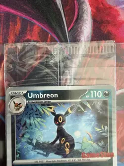 🔥 Pokemon TCG 🔥 Obsidian Flames🔥 Umbreon 130/197 Sealed GameStop Stamp Promo - Image 2