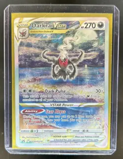 2023 Pokemon SWSH Crown Zenith Darkrai VST Galarian Gallery #GG50/GG70 - Image 1