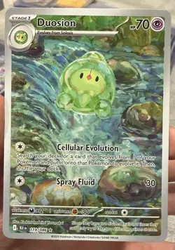 Duosion 119/086 Illustration Rare Black Bolt Pokemon TCG Card NM/M - Image 1