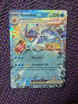 2023 Pokemon Scarlet & Violet Gyarados Ex 45 /198 Full Art Holo Rare Holographic - Image 2
