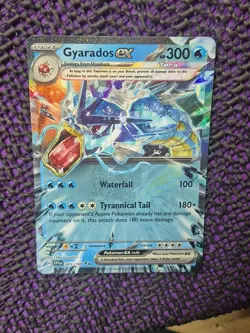 2023 Pokemon Scarlet & Violet Gyarados Ex 45 /198 Full Art Holo Rare Holographic - Image 3