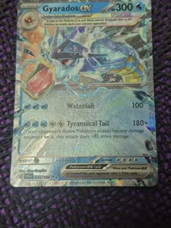 2023 Pokemon Scarlet & Violet Gyarados Ex 45 /198 Full Art Holo Rare Holographic - Image 4