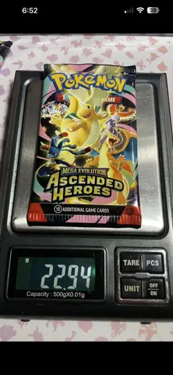 Pokemon Ascended Heroes Booster Pack Heavy (22.94g) 🔥🔥 - Image 1